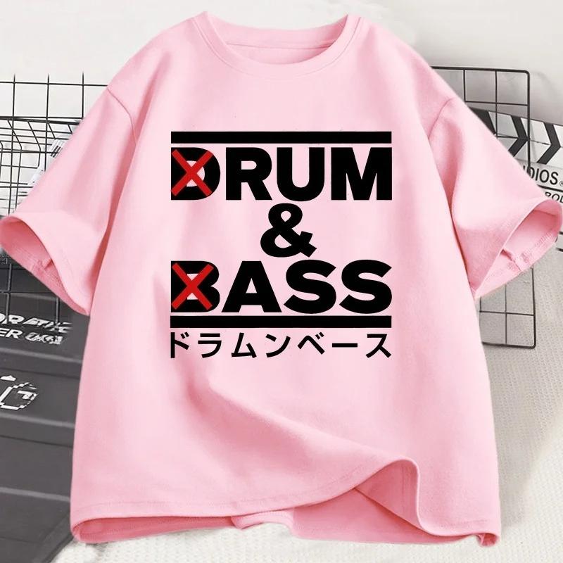 Funny Drum and Bass T Shirt Men Rum and Ass Lovers Jokes Tshirt Y2k Short Sleeve Oneck Tshirt Summer Tees Man Clothing