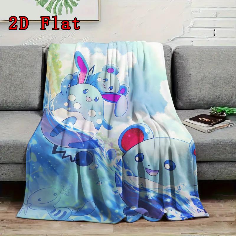 The Smurfs 2D Flat Pattern Flannel Blanket High quality All Seasons Warmth and Comfort Perfect for Christmas Gifts.MMT0918620