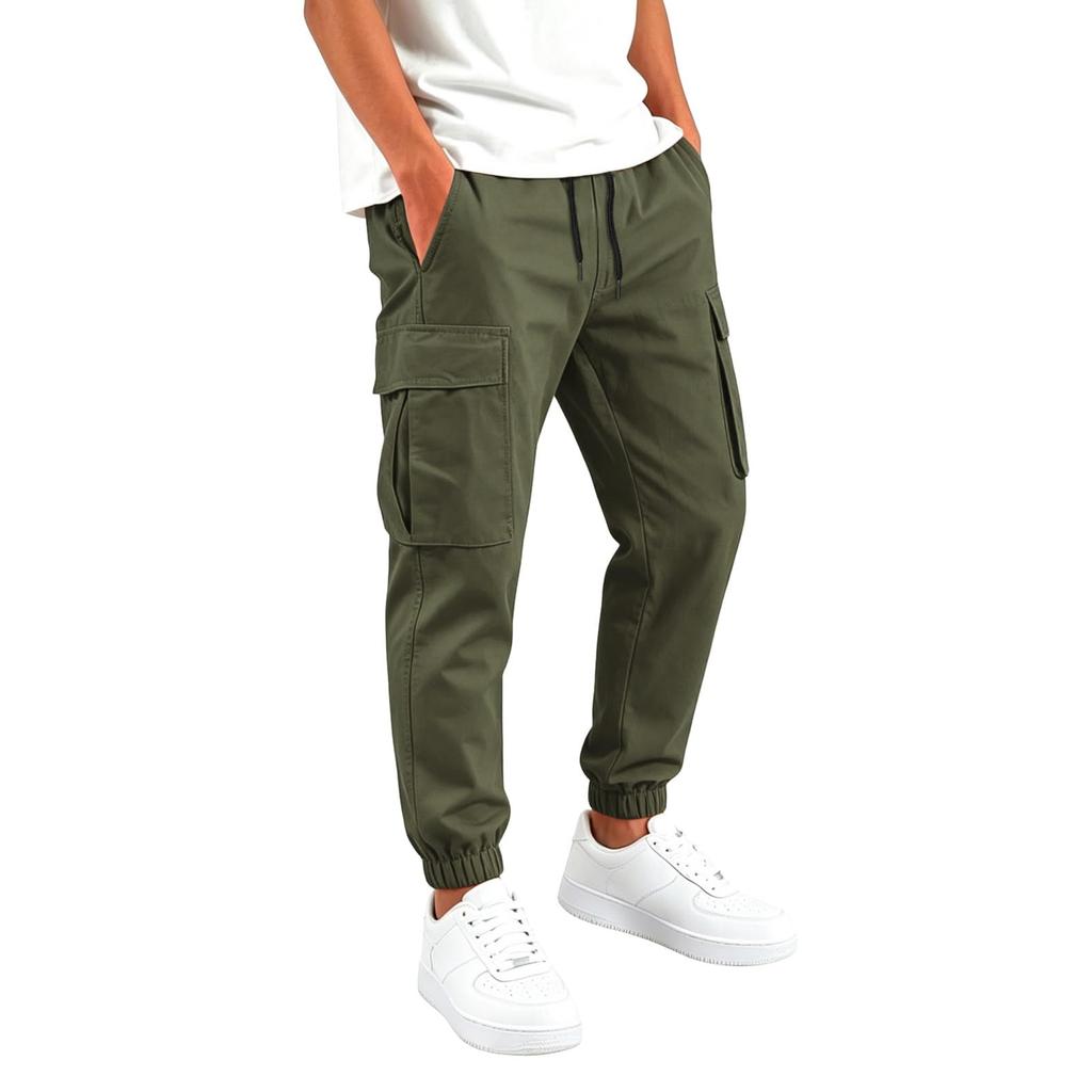 Jungen Cargo Jogginghosen mit Mehreren Taschen Farbe Lässige Hosen für den Alltag