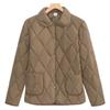 Chun Ya Fang Women's Lightweight Cotton Jacket - Stylish, Loose, Quilted Design, Solid Color, Short Outerwear.