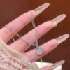 S925 Ice Lychee Water Drop Necklace - Versatile Clavicle Chain, Valentine's Day or Birthday Gift for Women or Best Friends