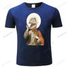 Mens Raptor Jesus Funny Cotton Vintage Tshirt Cartoon T Shirt Men Unisex New Fashion Tshirt Loose Size Top Funny