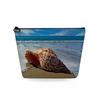 Women Beach conch Print Cosmetic Bag Toiletries Organize Travel Storage Case 6728 KTB