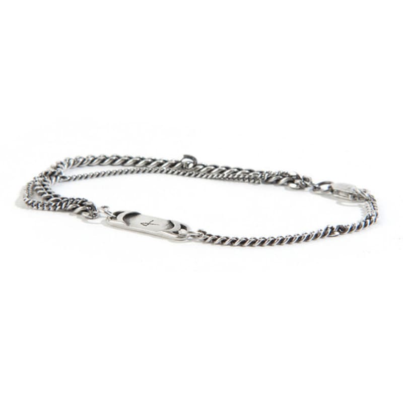 SEWNSWEN SEWN SWEN SILVER DOUBLE CURB CHAIN Bracelet