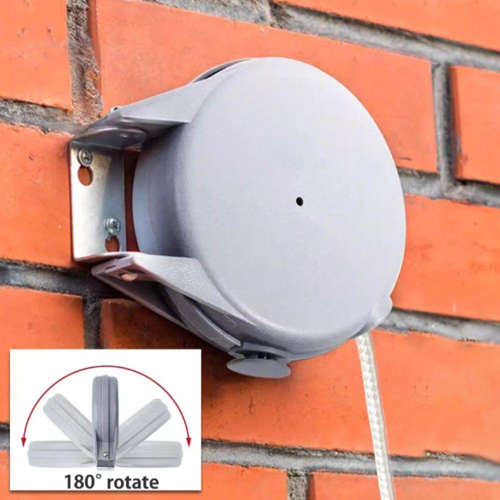 Adjustable Wall Mounted Clothesline Stretchable Telescopic Retractable Clothesline Thickened Foldable Heavy Duty Clothesline