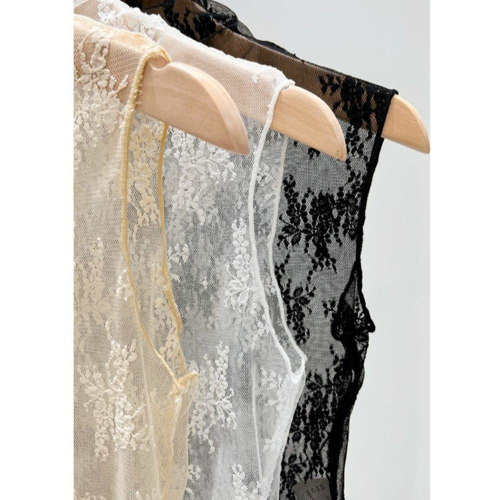 Lace Floral Fake Collar White Black Blouse Shirt Removable Collar Tie Sweater Decoration  Women