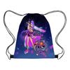 Printed Drawstring Pocket, Portable Drawstring Bag, Water-resistant