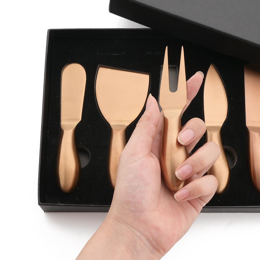 4Pcs Cheese Cutter Knife Slicer Kit Mini Knife ForK Stainless Steel Cutlery Butter Spatula Tools Kitchen Cheese Knives Set