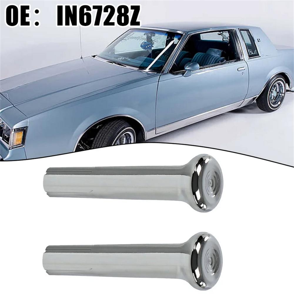 

2Pcs Door Lock Knobs For GM Chevrolet Buick Pontiac 1971-1988 IN6728Z