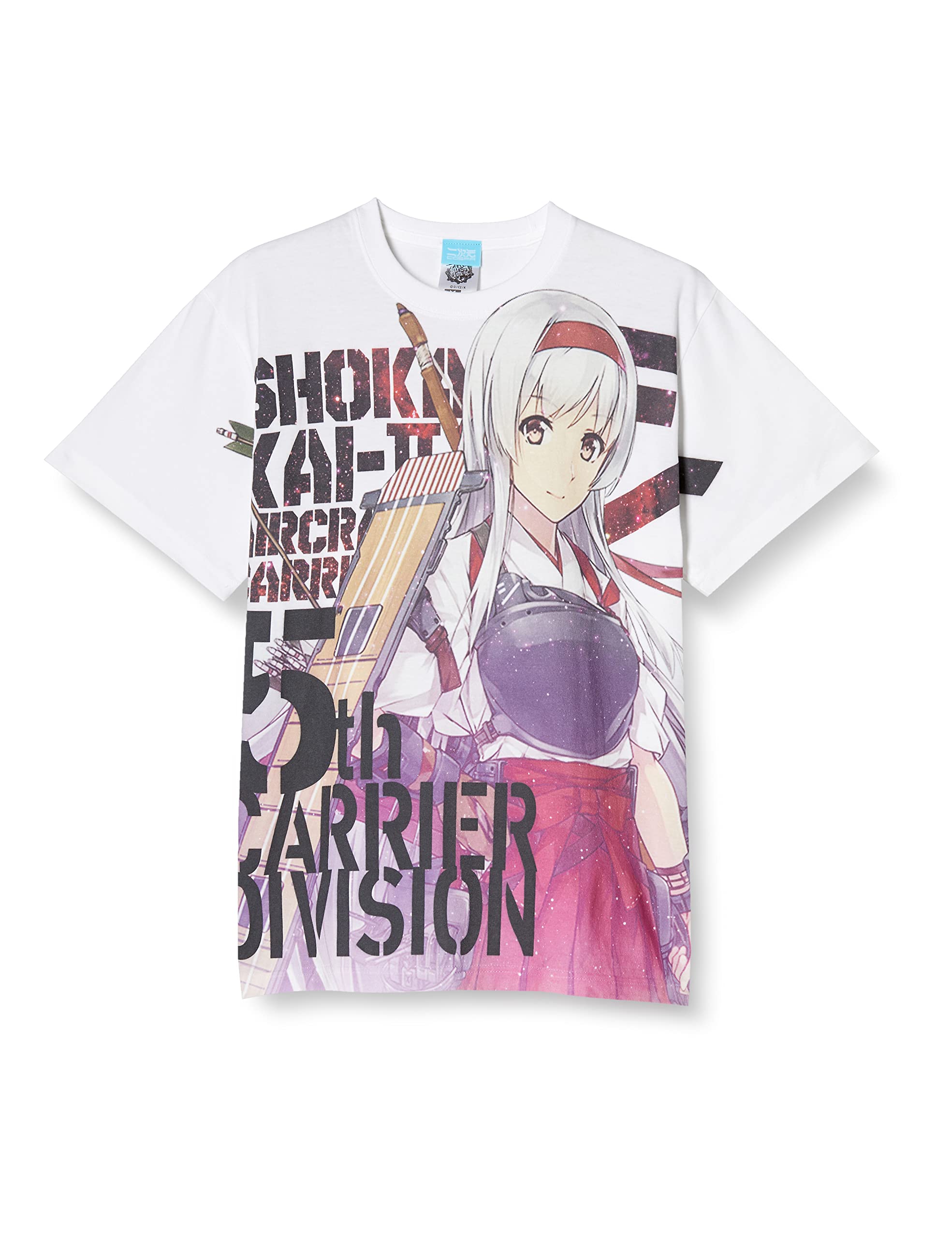 

Kantai Collection Shoukaku Полностью графическая белая футболка размера M -KanColle- Kai-2 белый