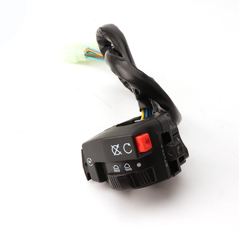 Motorcycle Handlebar Switch Assembly Multi-function Left Turn Signal Horn Start Choke Starter Switch For 7/8" 22mm ATV/Quad