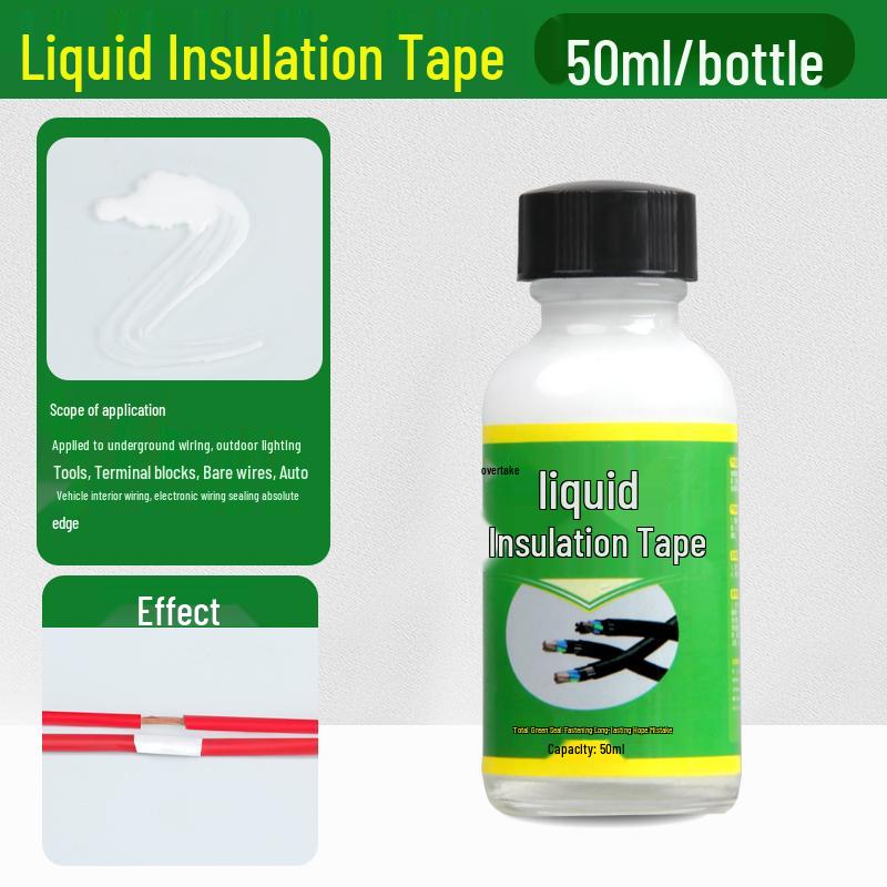 Waterproof Flame Retardant Liquid Insulation Tape – Moisture-Proof, Temperature Resistant Electrician Sealant for Automotive Circuit Boards
