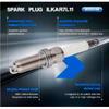 94124 ILKAR7L11 Laser Iridium Spark Plug, Pack of 4, 100k Miles Longevity, 1.0mm Fine Wire Electrode, Fits Select Mazda Models Replacement for NGK