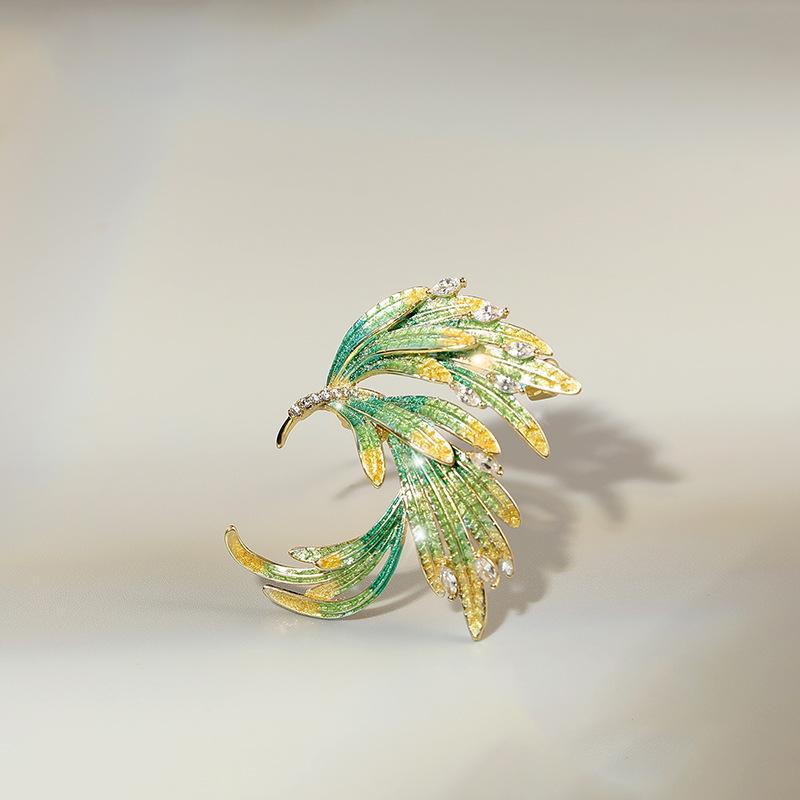 Senior brosjer blomst blad brosje pins for kvinner dress anheng mote brosjer smykker