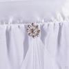 White Table Skirt Lace Taffeta - Tulle Skirting for Round or Rectangle Birthday,