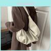 Borsa Rétro a Forma di Raviolo in PU con Chiusura a Zip per Stile Streetwear Casual e Uso Quotidiano