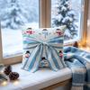 Snowflake Christmas Pillow Cover Exquisite Snowman Pillow Cover Throw Cushion Case  Bedroom