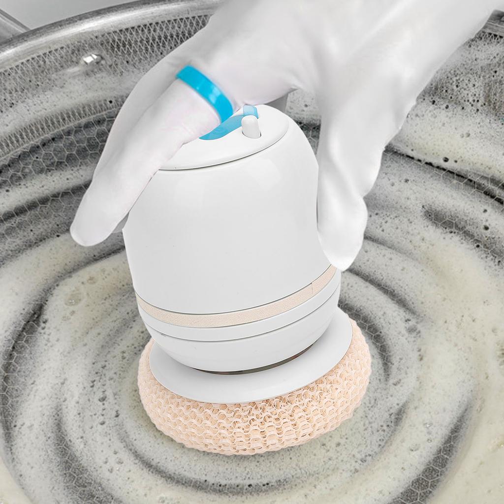 Electric Dish Spin Scrubber USB Rechargeable Handheld Cordless Power Cleaning Brush for Dish Washing