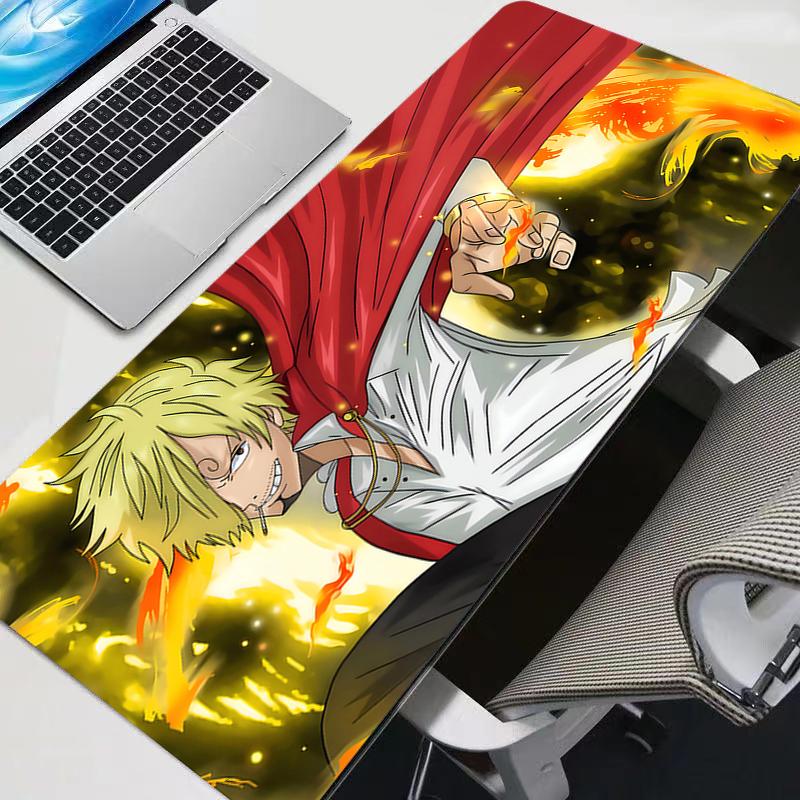 One Piece Mouse Pad Kawaii Gaming Accessories PC Computer Keyboard Gamer Desk Mat Alfombrilla Xxl Durable Anime Mousepad