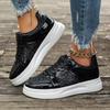 New Fashionable and Casual Plus-size Women's Lace-up Thick-soled Casual Shoes