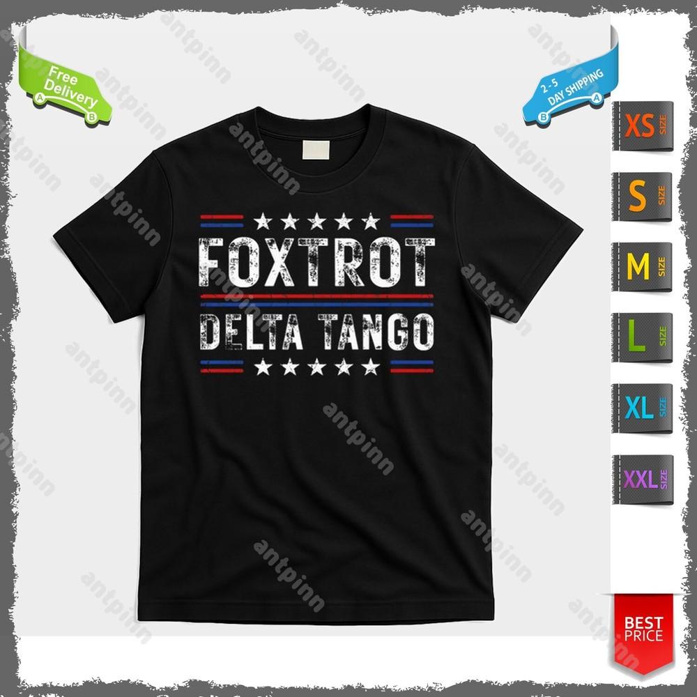 Foxtrots Delta Tangos Foxtrots Deltas Tangos US Flag T-Shirt Unisex Unisex T-Shirt S