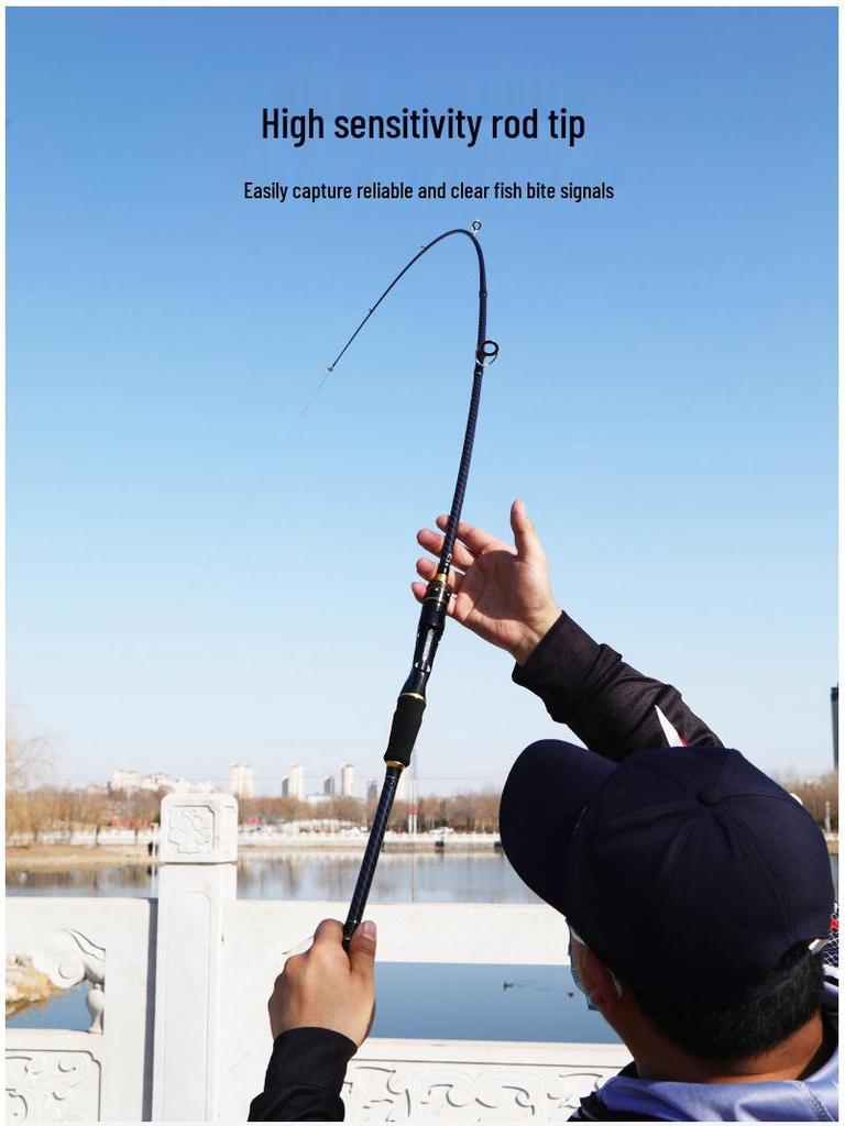 Fiberglass Lure Rod, M/ML Action with Hollow Spigot Handle