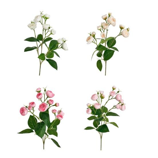 12 Head Artificial Peony Flower Bouquet Realistic Faux Silk Peony Floral Arrangement for Home Wedding Table Decoration