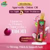Zandu Ayurvedic Onion Oil 200ml | 9 Herbs & 10 Natural Oils for Strong Smooth Hair & Dandruff Control