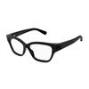 Gucci Cat Eye Logo Injection Irregular Optical Glasses Men's Black Black 53 Dust Bag + Glasses Case (random Color)