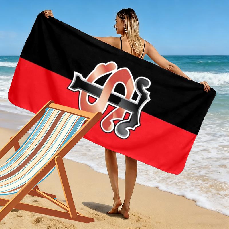 Asciugamano da Spiaggia Stampa Stade Toulousain, Asciugamano Grande Morbido Asciugatura Rapida per Spiaggia Campeggio Nuoto