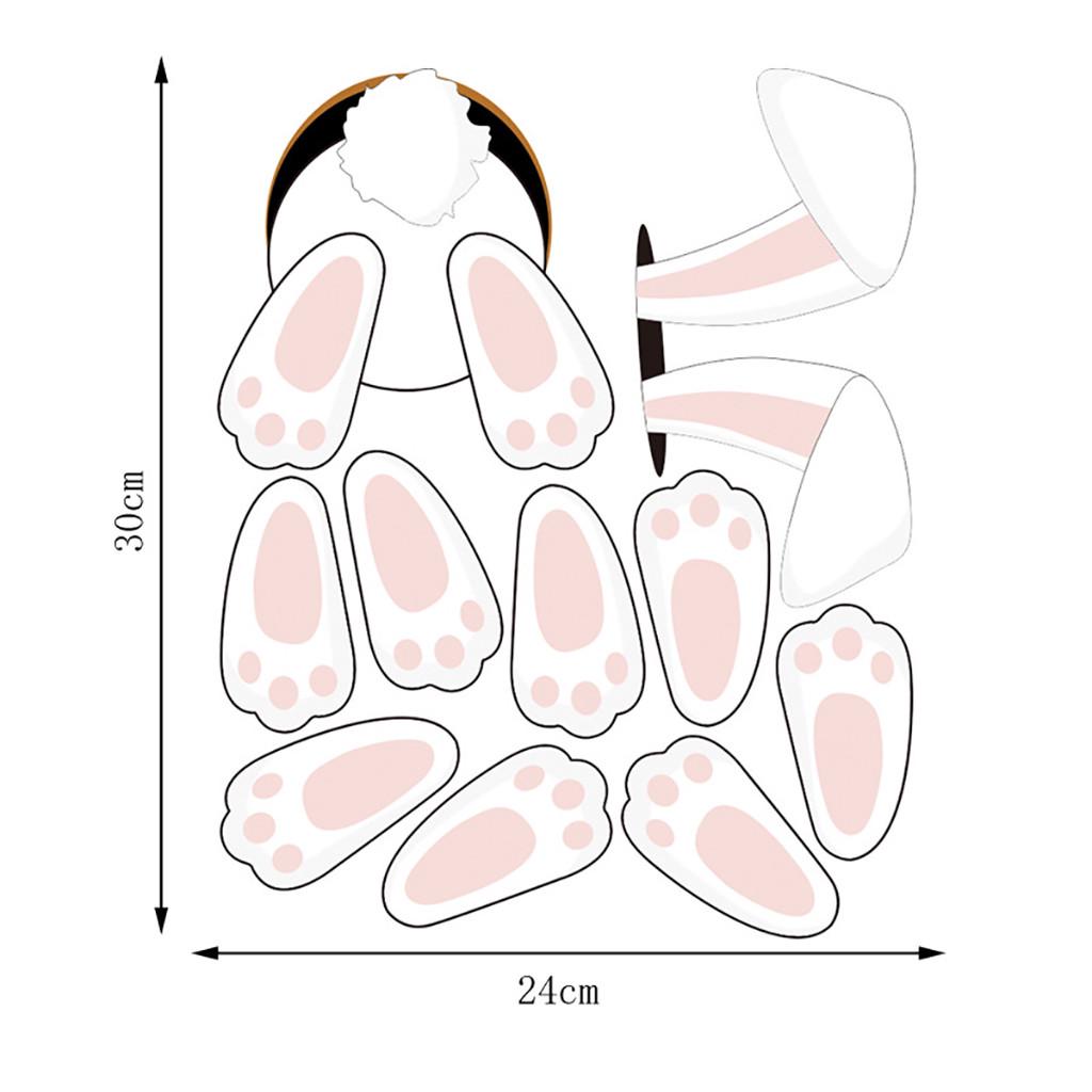 Easter Stickers Refrigerator Stickers PVC  Decorative  Wall Stickers