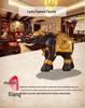 Thai-Style Lucky Elephant Ceramic Ornament for Home or Office Decor