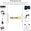 [Updated Version 5-Pack Stereo Audio Adapter 6.35mm (1/4 inch) Male to 3.5mm (1/8 inch) Female Headphone Jack