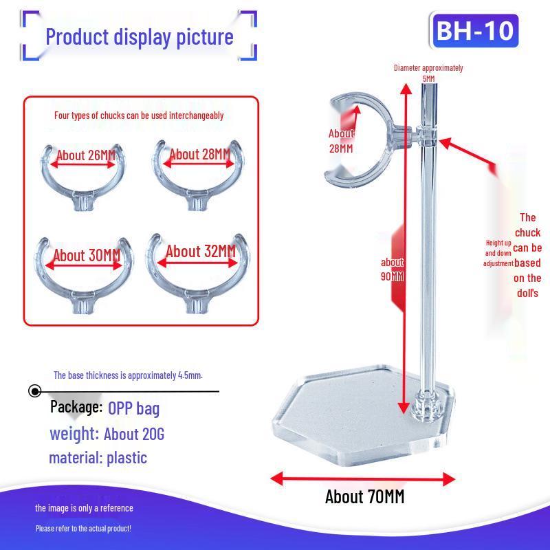 Adjustable Bracket for BJD Cotton Dolls, Strong Non-Damaging Chuck
