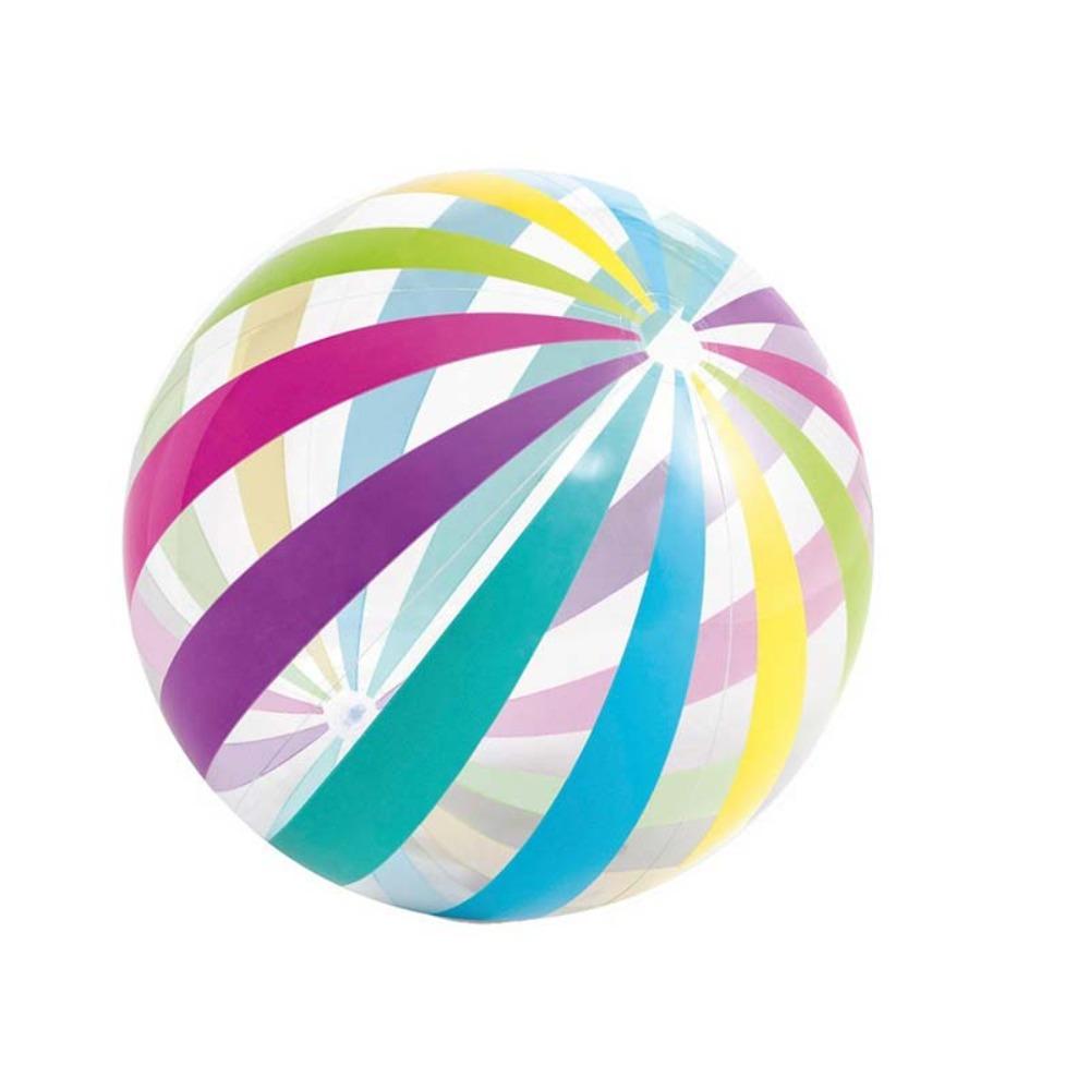 Water Sports Inflatable Beach Balls Transparent Stripe Inflatable Toys PVC Pool Toy Party Supplies stripe