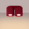 Plafon Aura 2 Gu10 Burgund Alu Sollux Sl.1820