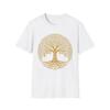 Gold Tree of Life T-Shirt | Celtic Mandala Sacred Tee | Spiritual Nature Lovers Shirt