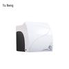 Punch-Free Plastic Bathroom Tissue Box with Storage Shelf