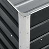 Raised Garden Bed Galvanized Steel 240 X 40 X 77 Cm Anthracite