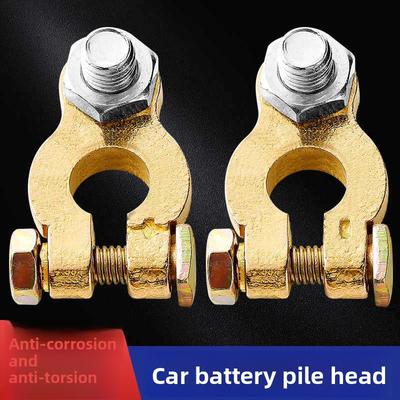 General Motors Brass Power Knob Switch Battery Terminal, Clip Adapter, Power-off Leak-proof