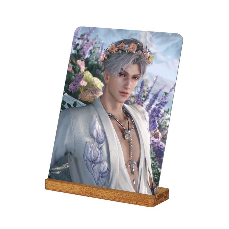 7/8in Game Love and Deepspace Sylus Rafayel Zayne Xavier Caleb Anime Metal Photo Ornament Bedside Cartoon Decoration Gift 2025