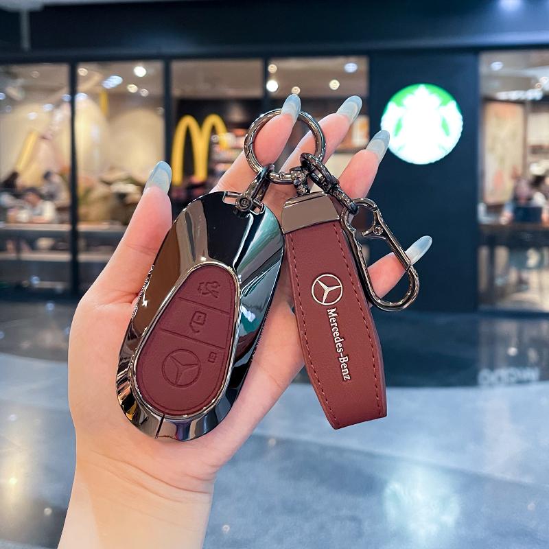 Car Remote Key Cover Case Shell for Mercedes Benz A C E S G GLS CLA Class W213 W177 W205 W222 X167 W177 AMG Accessories