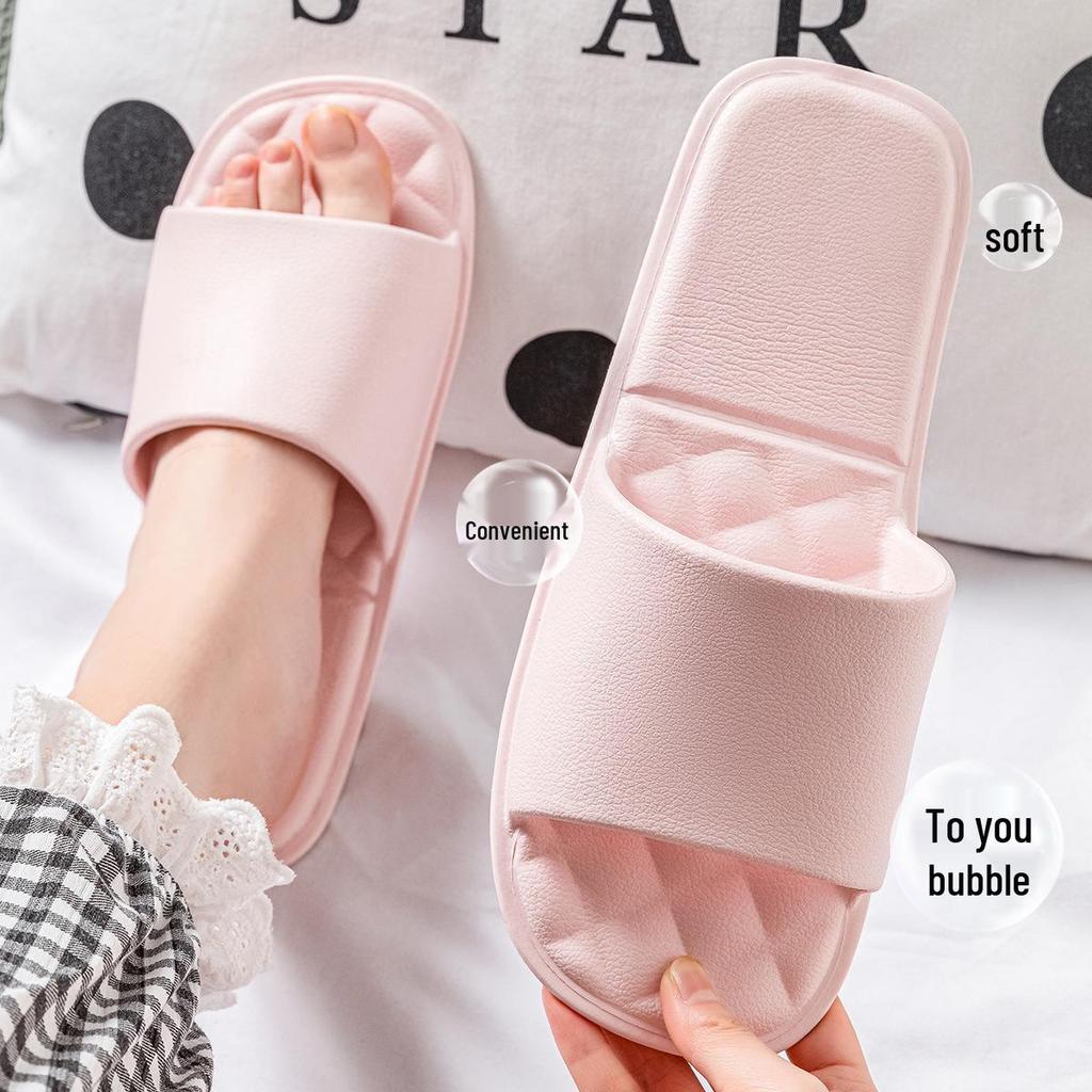Jieliya Foldable Non-Slip Travel Slippers for Men & Women