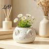 Compact Pot Gift Lizard-Shaped Planter 3D Printed Cute Animal Flower Pot Small Niche Desktop Landscape Decor Desk Plant Container for Indoor