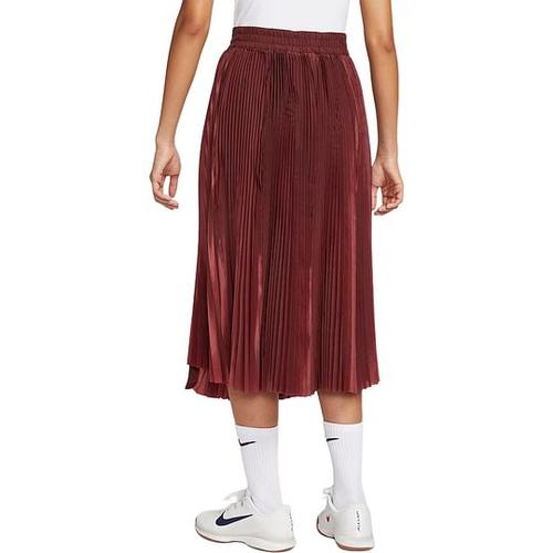 Nike Court Slam SS25 Casual Long Skirt Women's Dark Team Red/White HF6443-619