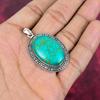 Přívěsek z tyrkysového drahokamu Arizona, Přívěsek z masivního stříbra 925, ručně vyráběný starožitný šperk, dárek pro matku