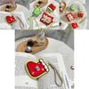 Festive Plush Gift Box And Gloves With Pp Cotton For Christmas Tree Ornaments And Decor