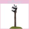 Cartoon Tree Cute Branch Climbing Panda Mini Model Ornament For Decor Gardening