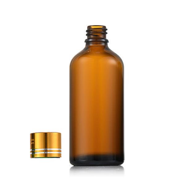 Brown Light-Proof 10ML Glass Dropper Bottle with Rubber Head for Essential Oils.