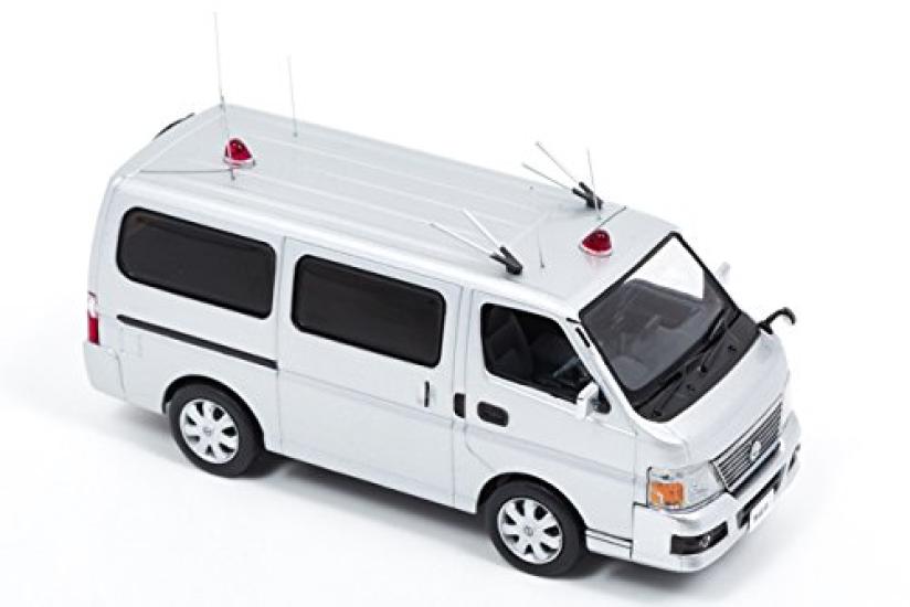 Hikoseven RAI'S 143 Nissan Caravan (E25) Police Headquarters Security Department Radio Vehicle (Finished Model)